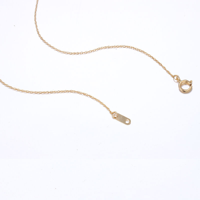 Blue Topaz Multi-Stone Drop Pendant in 10k Yellow Gold image number null