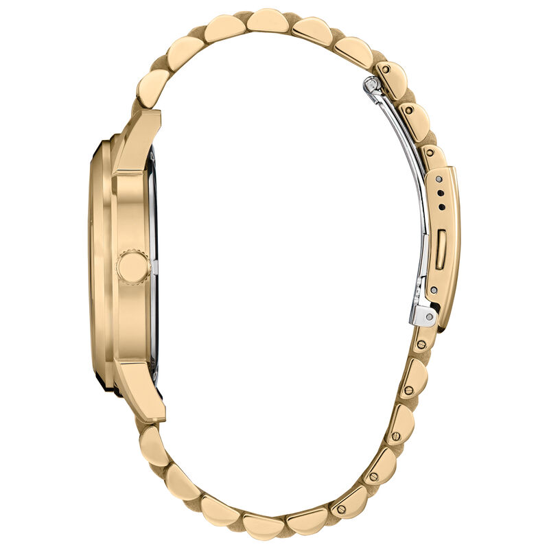 Citizen Men's Rolan Black Dial Gold-Tone Bracelet 41mm Watch AW0152-58H image number null