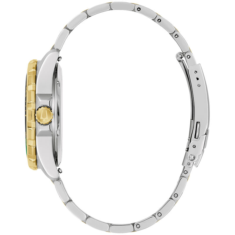 Bulova Marine Star Series B Automatic Green Dial Two Tone 98B467 image number null