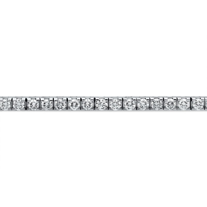Lab Grown Diamonds 5ctw. 4-Prong Diamond Tennis Bracelet in 14k White Gold image number null