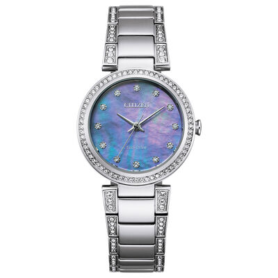 Citizen Ladies' Silhouette Crystal Watch EM0840-59N