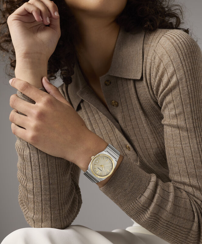 Movado Heritage Ondoplan Watch Warm Grey Dial 3650216 image number null