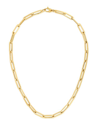 Paperclip 18" Chain 6.1mm in 14k Yellow Gold