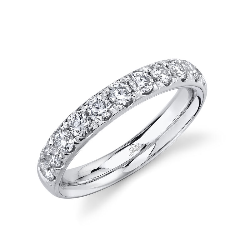 Shy Creation 1ctw. Diamond Anniversary Band in 14k White Gold image number null