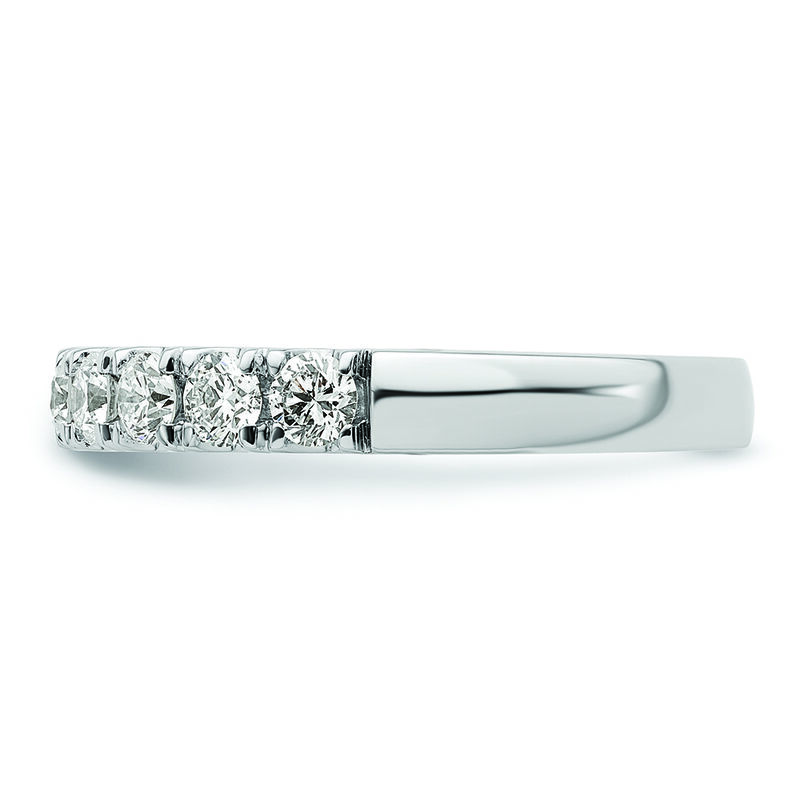 11-Stone Lab Grown 1ctw. Diamond Anniversary Band in 14k White Gold image number null