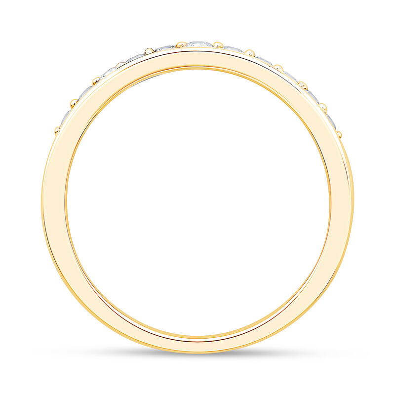 Diamond 1/5ctw. 10k Yellow Gold Anniversary Ring image number null