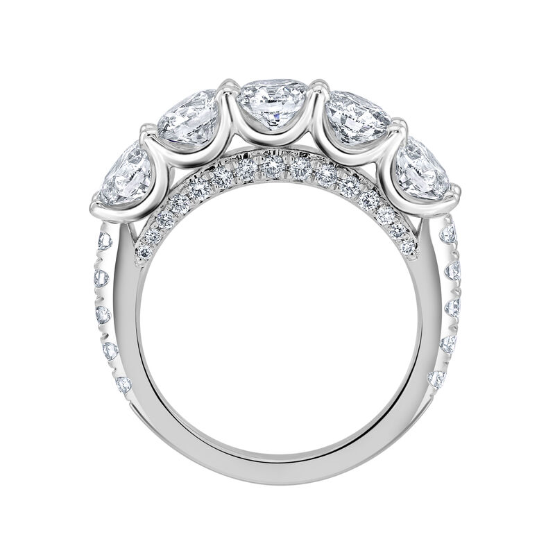 Lab Grown Diamond 2 1/2ctw. 14k White Gold Anniversary Ring image number null