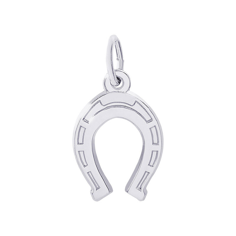 Horse Shoe Sterling Silver Charm image number null