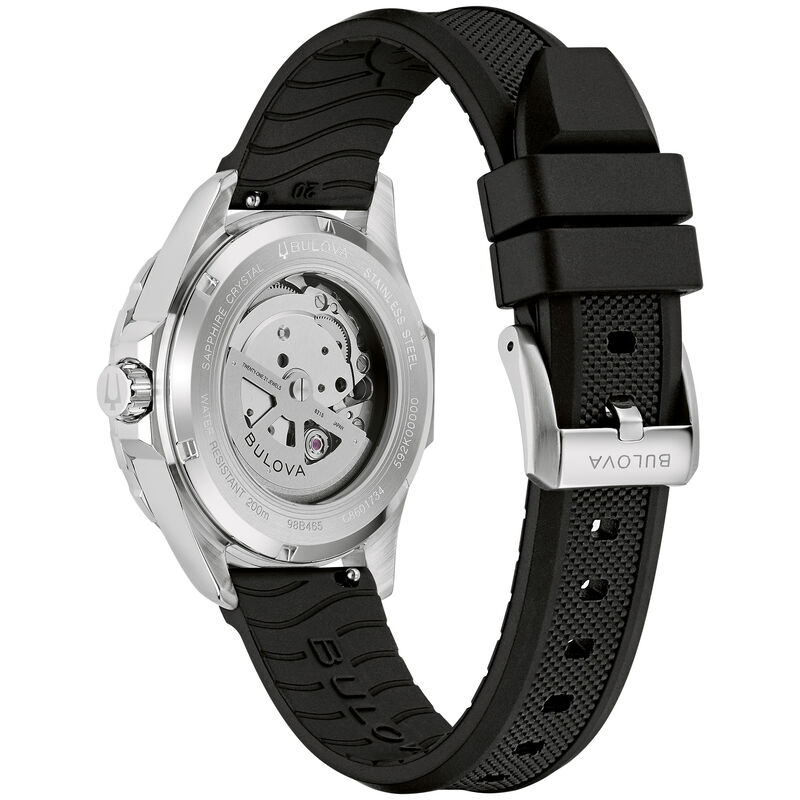 Bulova Marine Star Series B Automatic Black Dial Watch 98B465 image number null