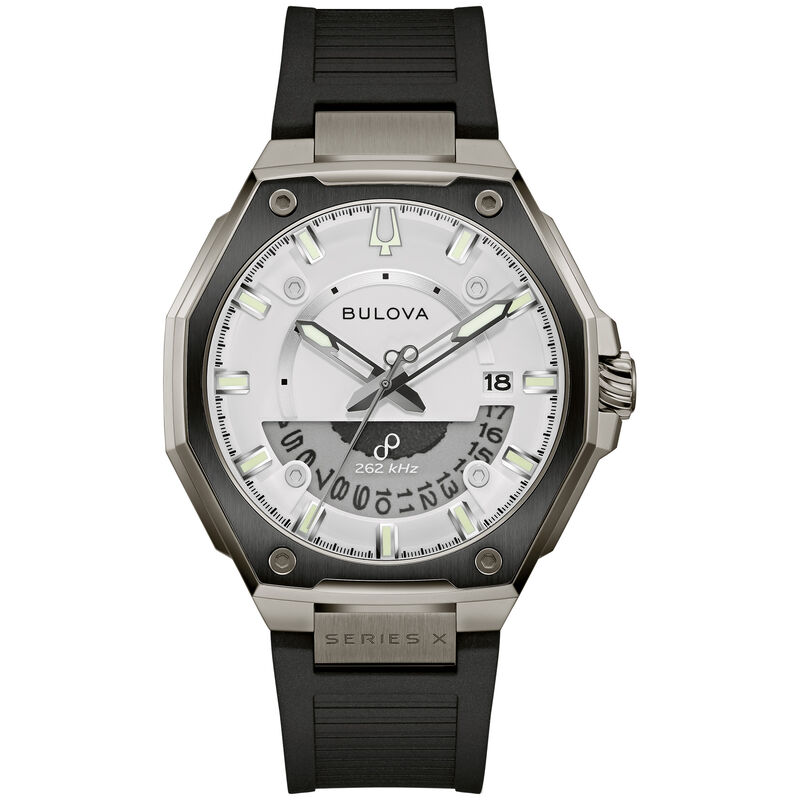 Bulova Series X Precisionist White Dial 98B457 image number null
