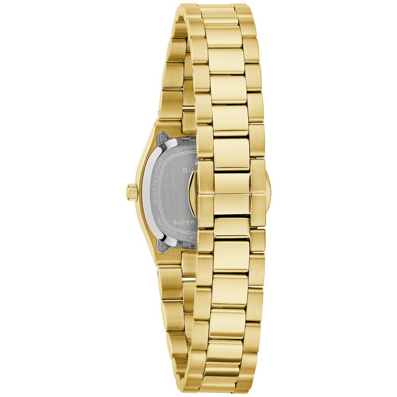 Bulova Super Seville Mini Gold Tone Dial 97L189 image number null