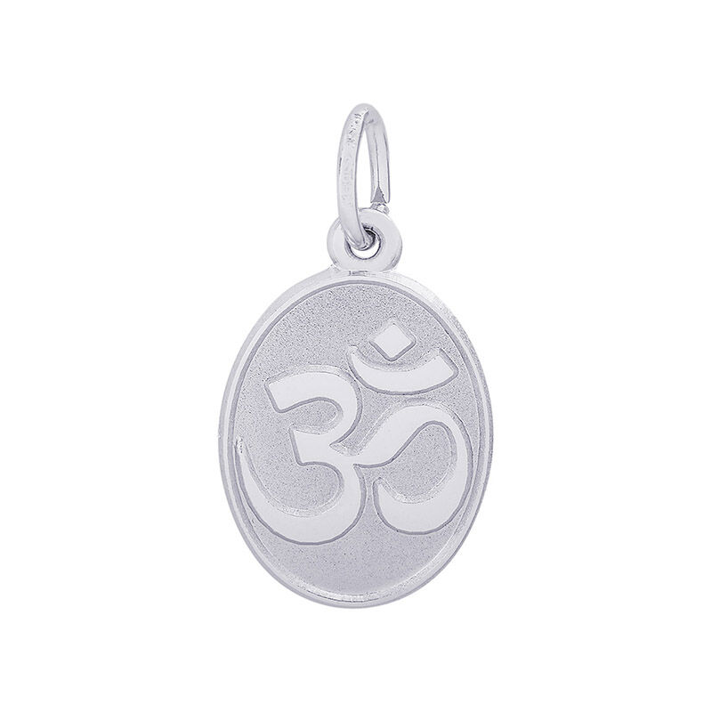 Yoga Symbol Sterling Silver Charm image number null