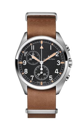 Hamilton Men's Khaki Aviation Pilot Pioneer Chrono Quartz Watch H76522531