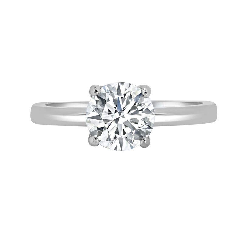 Brilliant-Cut Lab Grown 3ctw. EF VS Diamond Hidden Halo Solitaire Engagement Ring in 14k Yellow Gold image number null