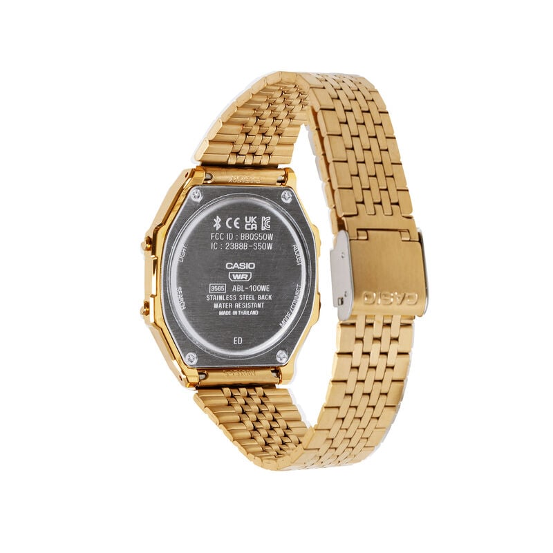 Casio Vintage Smart Digital Gold Dial ABL100 image number null