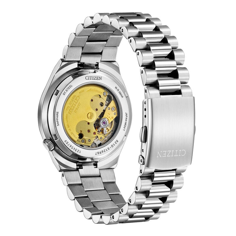 Citizen Men's Tsuyosa Automatic Red Dial Bracelet Stainless Steel 40mm Watch NJ0150-56W image number null