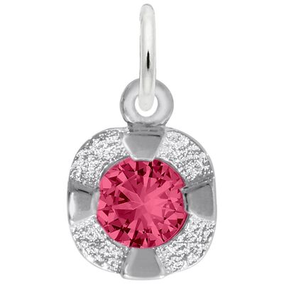 January Birthstone Petite Charm in Sterling Silver