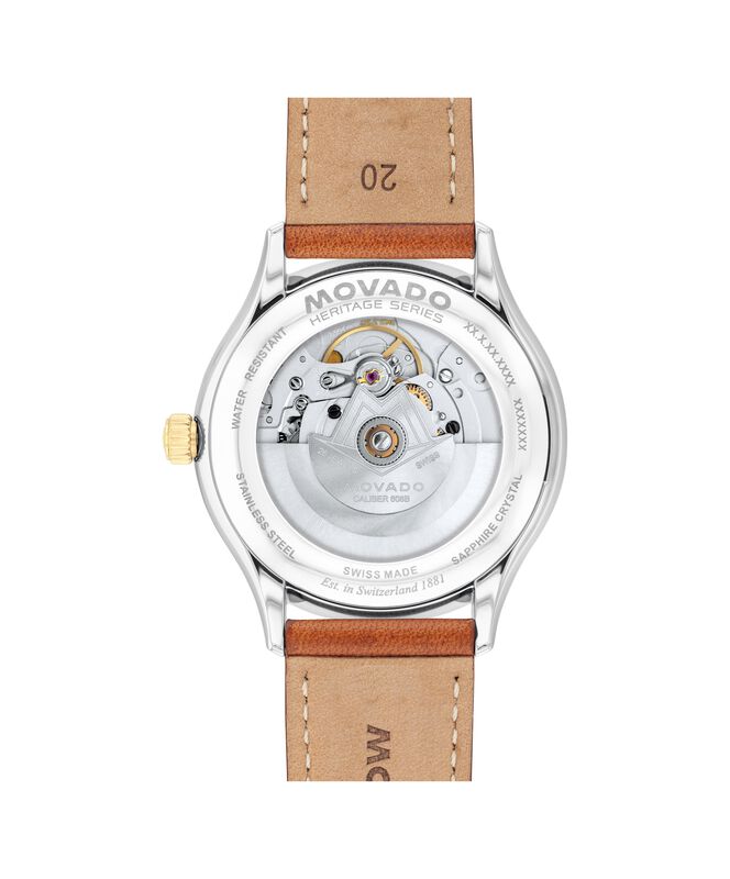 Movado Heritage Calendoplan Chronograph Watch Green Dial 3650229 image number null