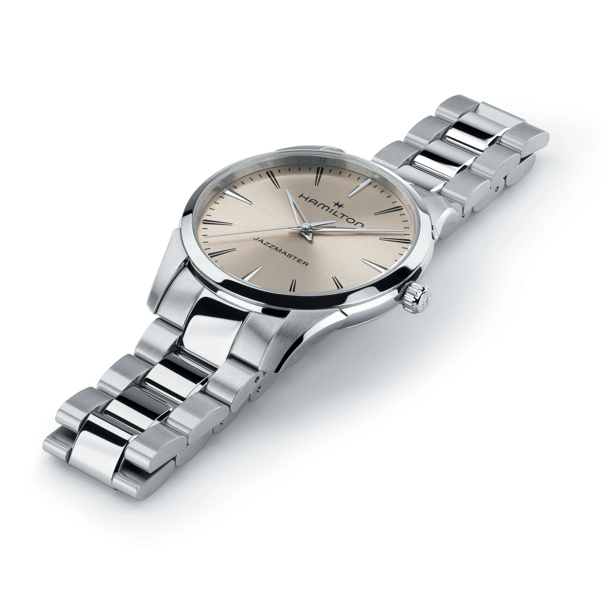 Hamilton Jazzmaster Quartz Metallic Off-White Dial 40mm H32461121