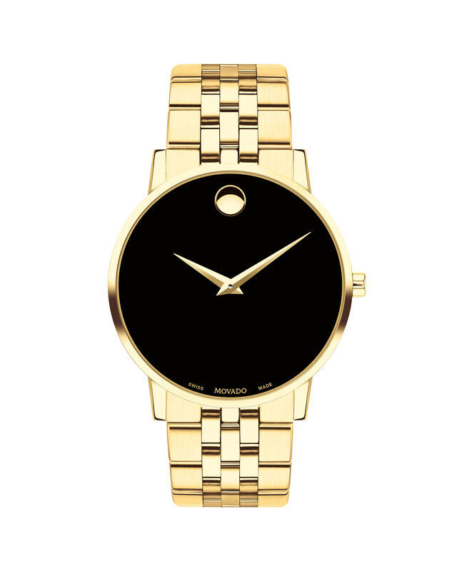Movado Men's Yellow Gold Museum Classic Watch 0607203 image number null