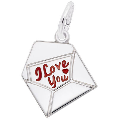 Love Letter Charm in Sterling Silver