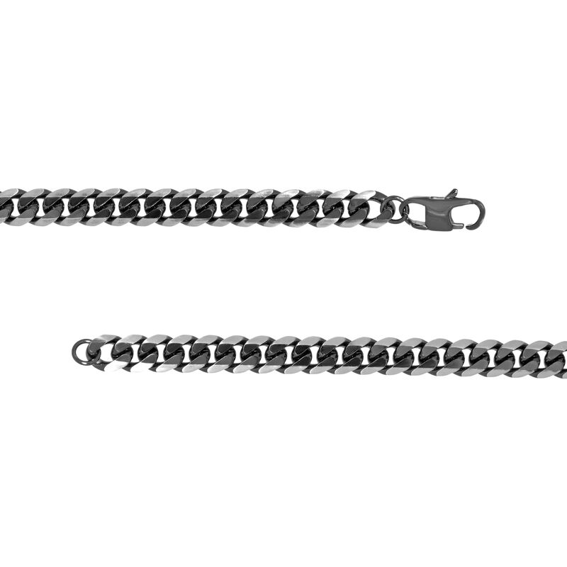 Curb Chain 24" in Stainless Steel (8mm) image number null