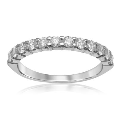 Diamond 1/2ctw. 14k White Gold Anniversary Ring