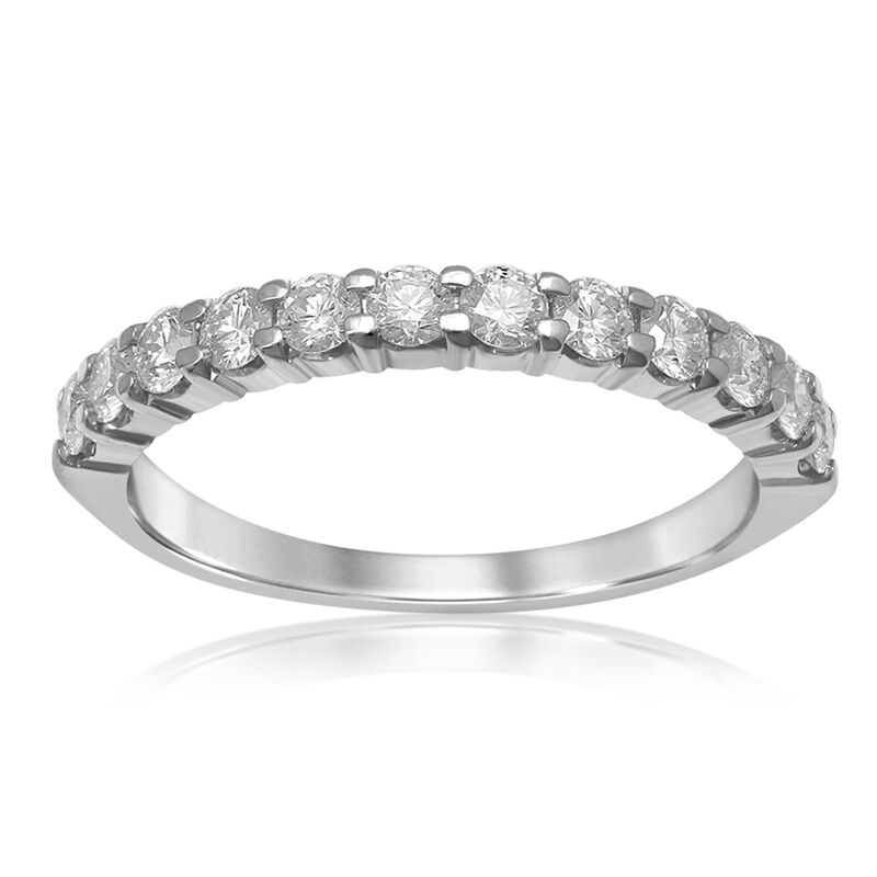 Classic Elegance. Diamond Band 1/2ctw in 14k White Gold image number null