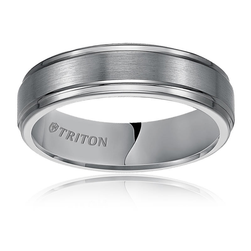 Triton Tungsten Carbide Wedding Band image number null
