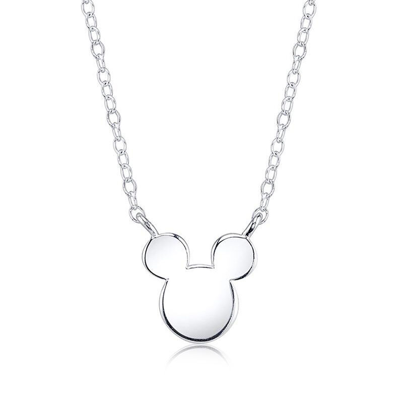 DISNEY© Iconic Mickey Mouse Necklace in Sterling Silver image number null