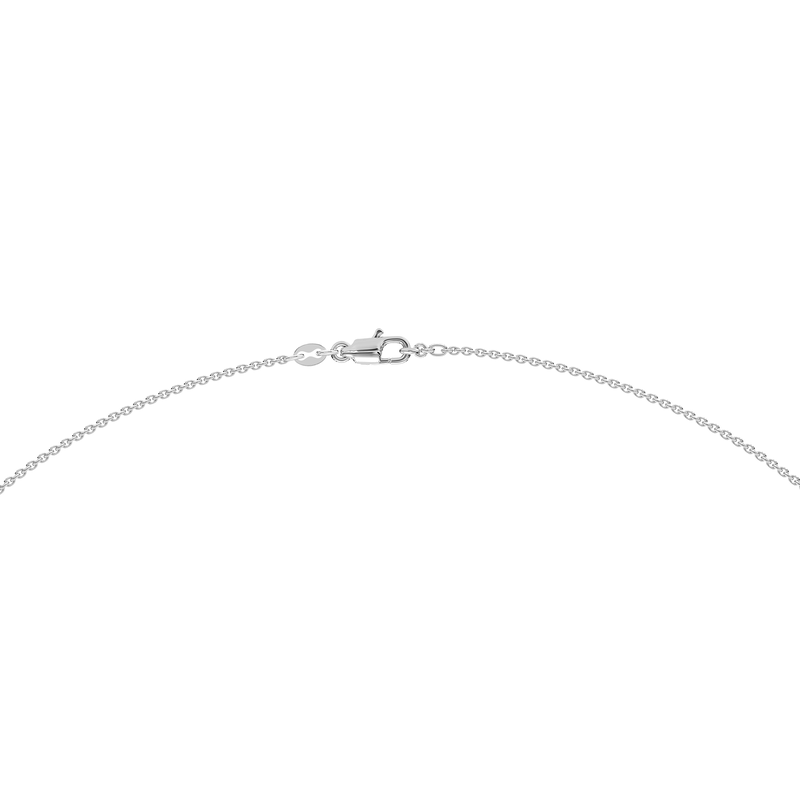 Lab Grown Diamond 3/8 ctw. Station Necklace in Stainless Steel image number null