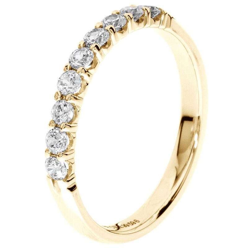 9-Stone Diamond Band 1/3 ctw. (G-H, SI2) 14k Yellow Gold image number null