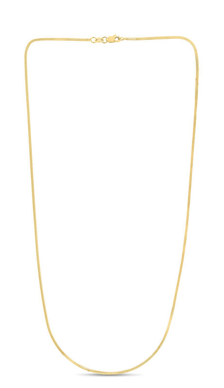 Milano 18" Chain 1.1mm in 14k Yellow Gold image number null