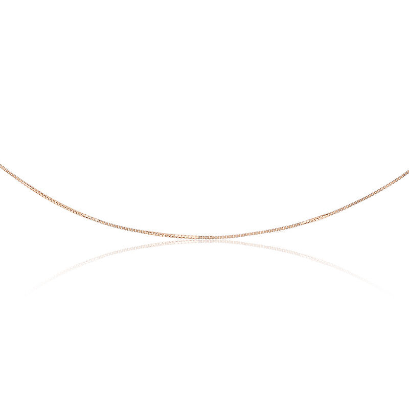 Rose 14K Gold Box Chain image number null