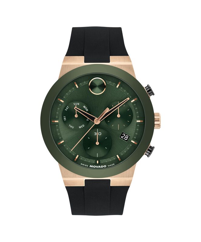 Movado BOLD Fusion Chronograph Green Dial 3601333 image number null