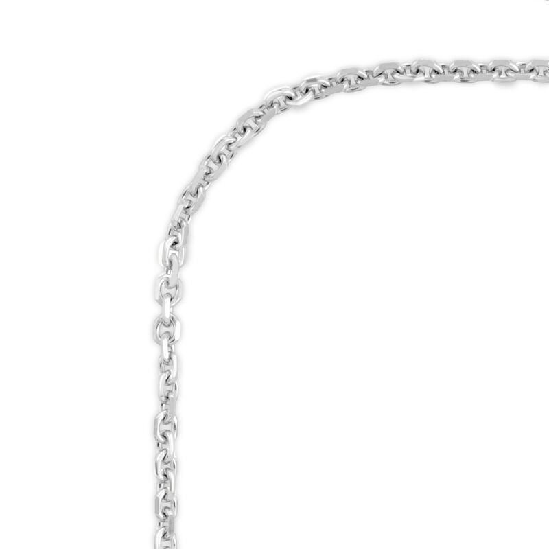 Adjustable 22" Cable Chain 0.9mm in Sterling Silver image number null