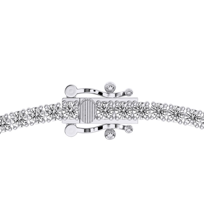 Lab Grown Diamond 7ctw. Tennis Necklace in 14k White Gold image number null