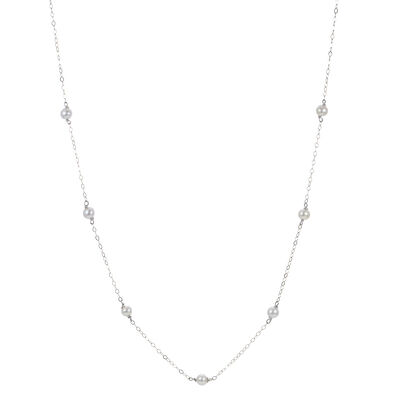 Freshwater Pearl Children's Necklace in Sterling Silver 