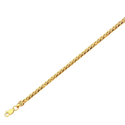 Palm 30" Chain 3mm in 10k Yellow Gold