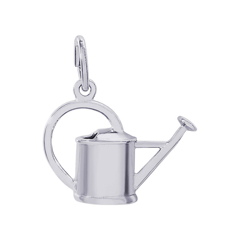 Watering Can Sterling Silver Charm image number null
