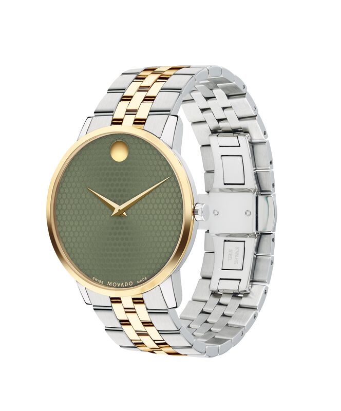 Movado Men's Gold Plated & Stainless Steel Museum Classic Watch 0607849 image number null