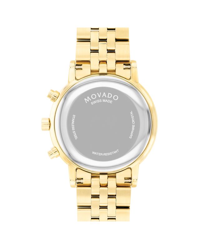 Movado Men's Yellow Gold PVD Stainless Steel Museum Classic Watch 0607810 image number null