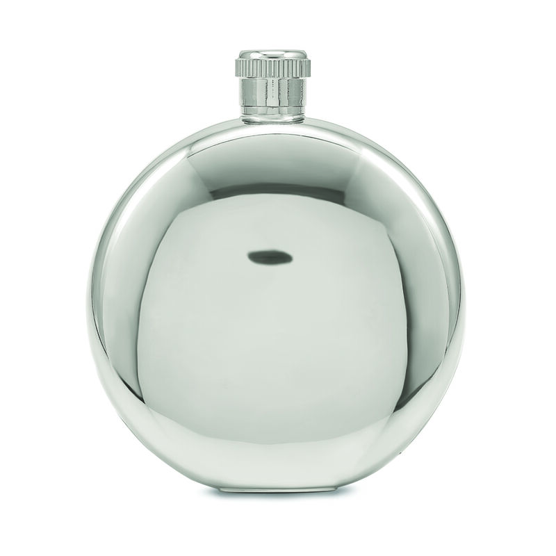 Glass Window Flask in Stainless Steel  image number null