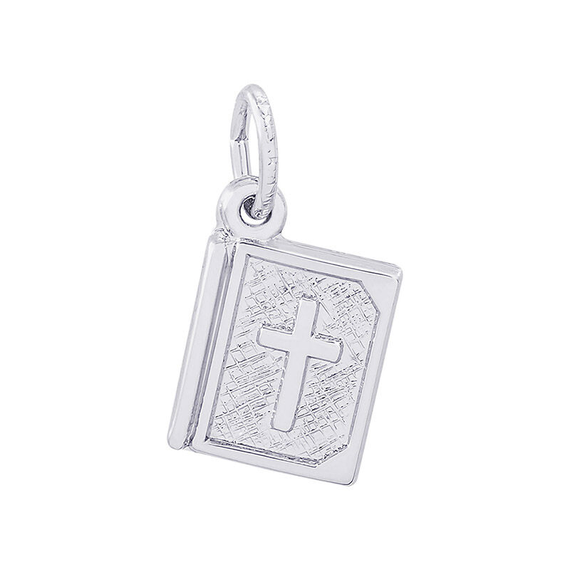 Bible Sterling Silver Charm image number null