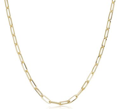 Paperclip 18" Chain 2.5mm in 14k Yellow Gold