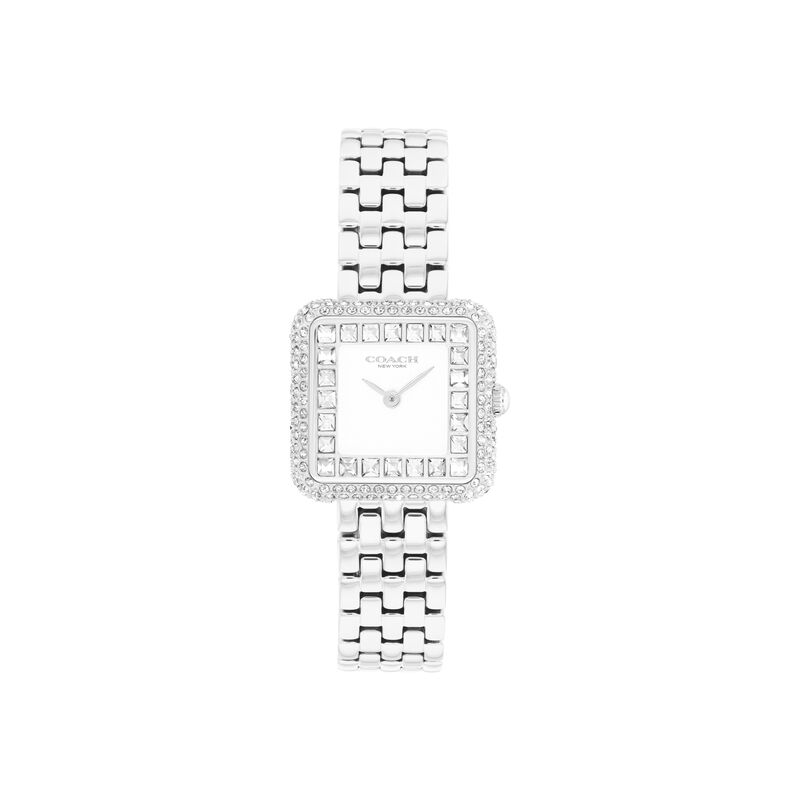 Coach Ladies Cass White Dial White Stainless Steel 24mm Watch 14504558 image number null