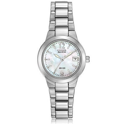 CITIZEN Eco-Drive Silhouette Watch Mother of Pearl