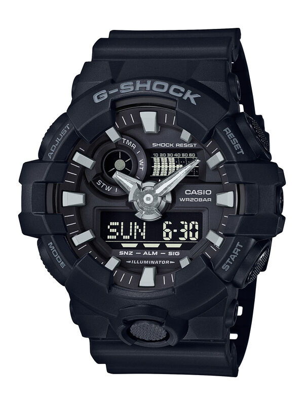 G-Shock Classic Multifunction Black Watch GA700-1B image number null