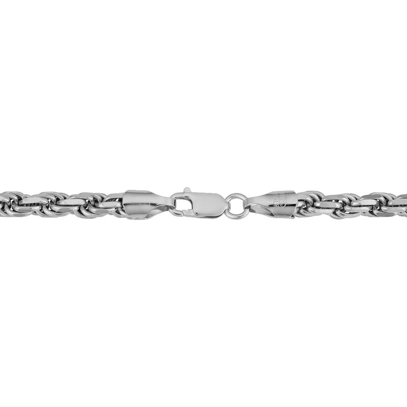 Rope Fashion Chain in Sterling Silver 24" image number null