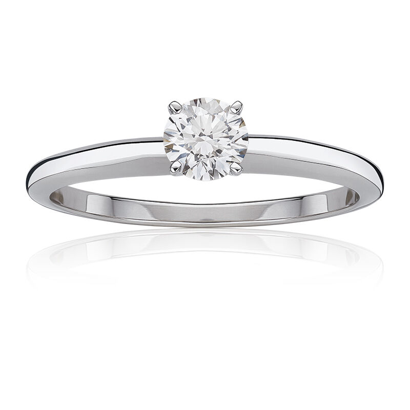 Diamond Round ¾ct. Classic Solitaire Engagement Ring  image number null